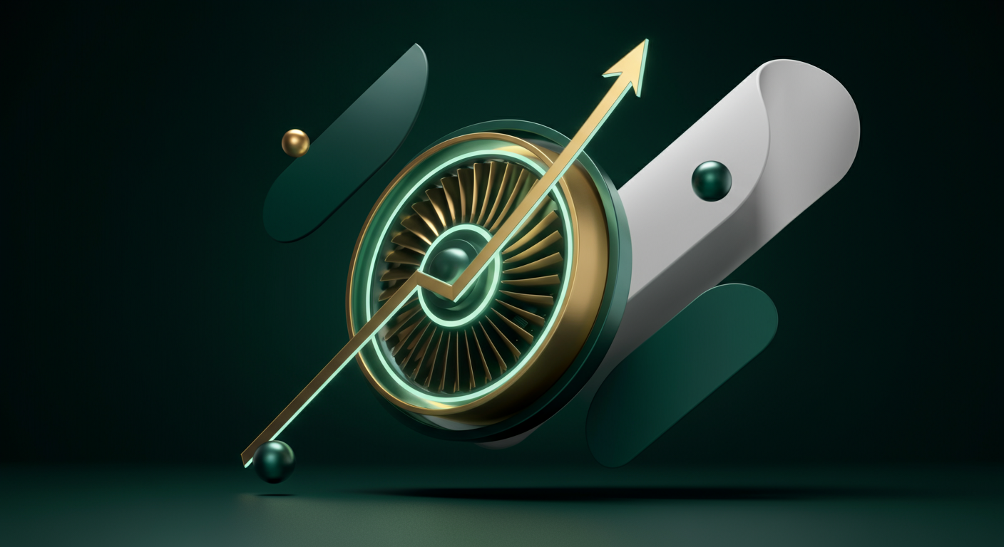 두산에너빌리티 투자 분석 AI 일러스트