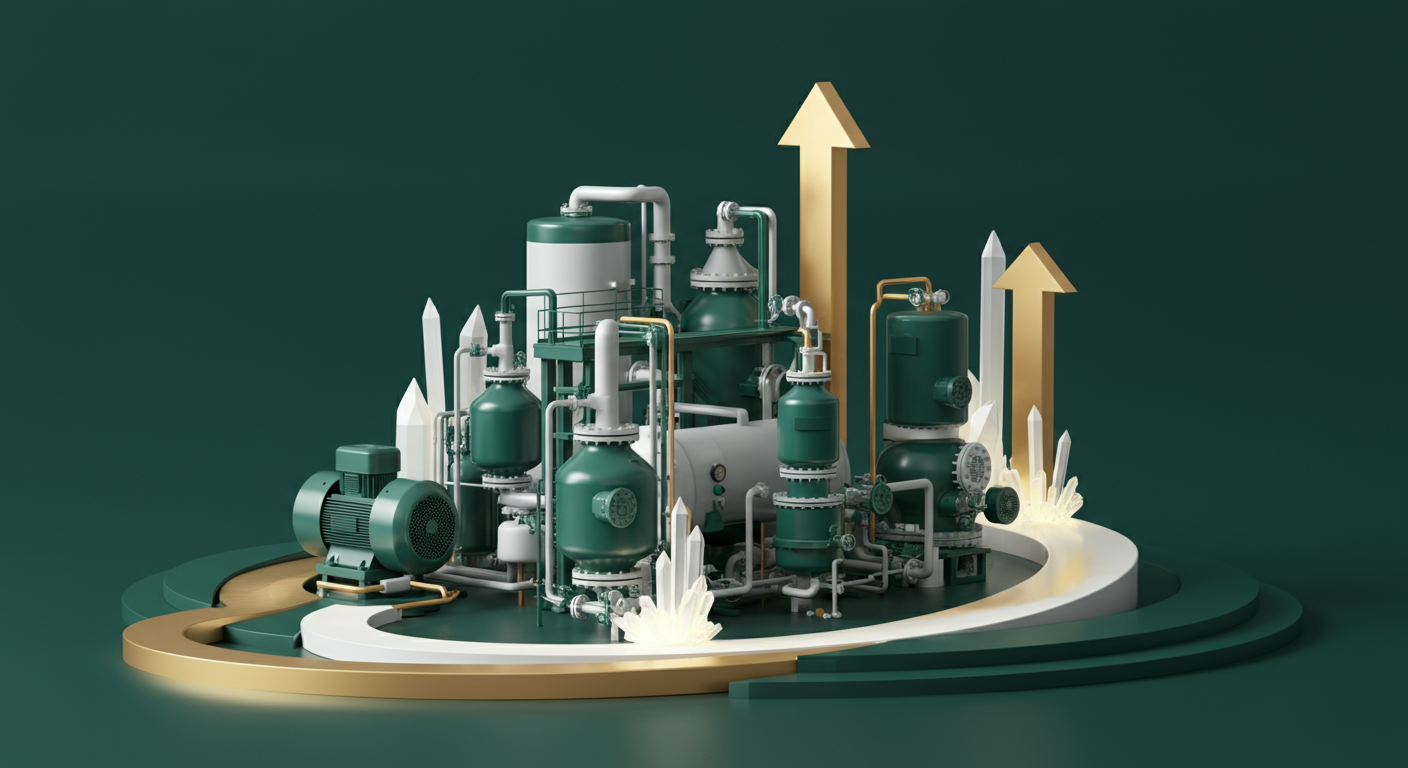 롯데케미칼 투자 분석 AI 일러스트