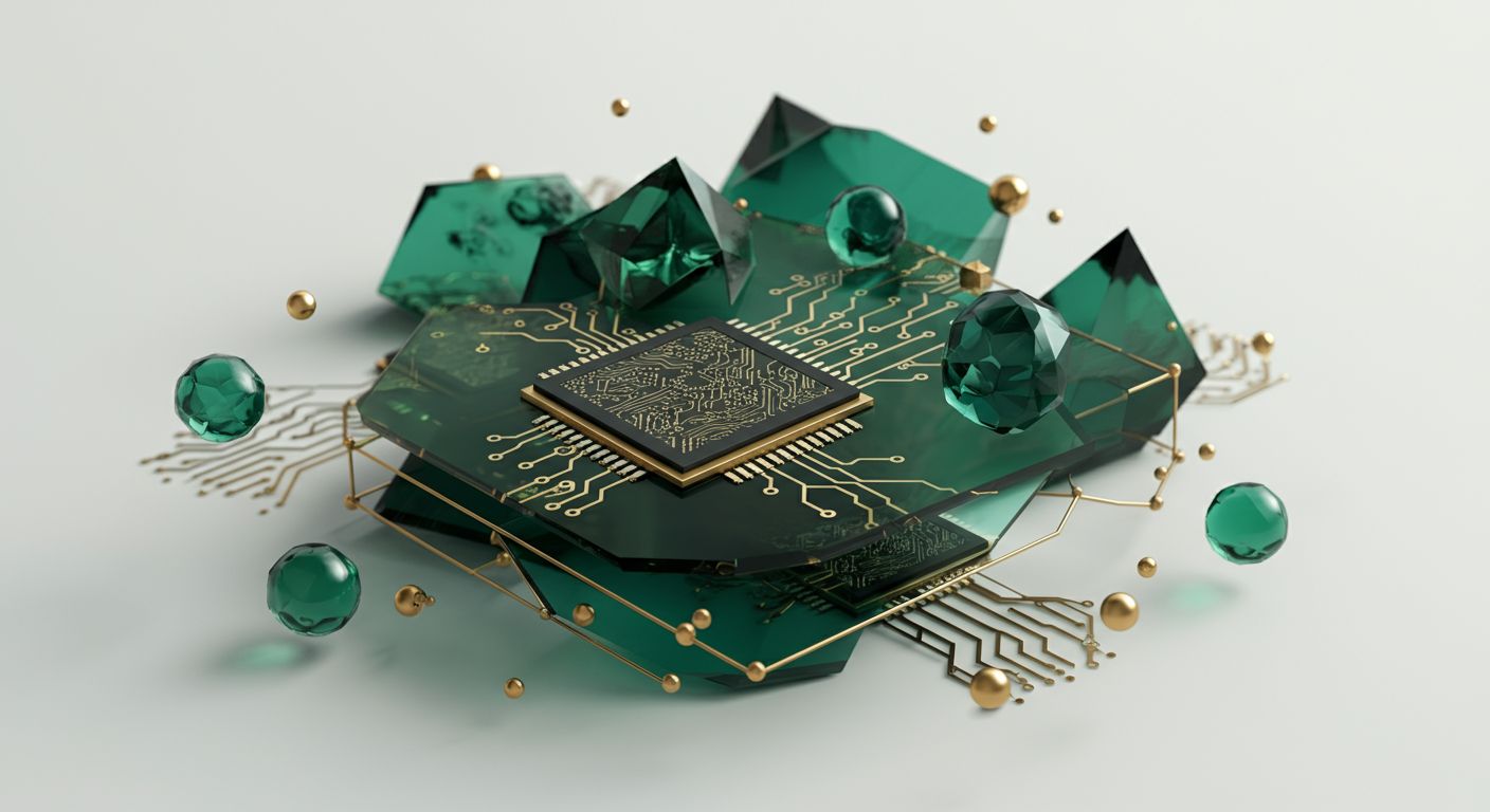 심텍 투자 분석 AI 일러스트