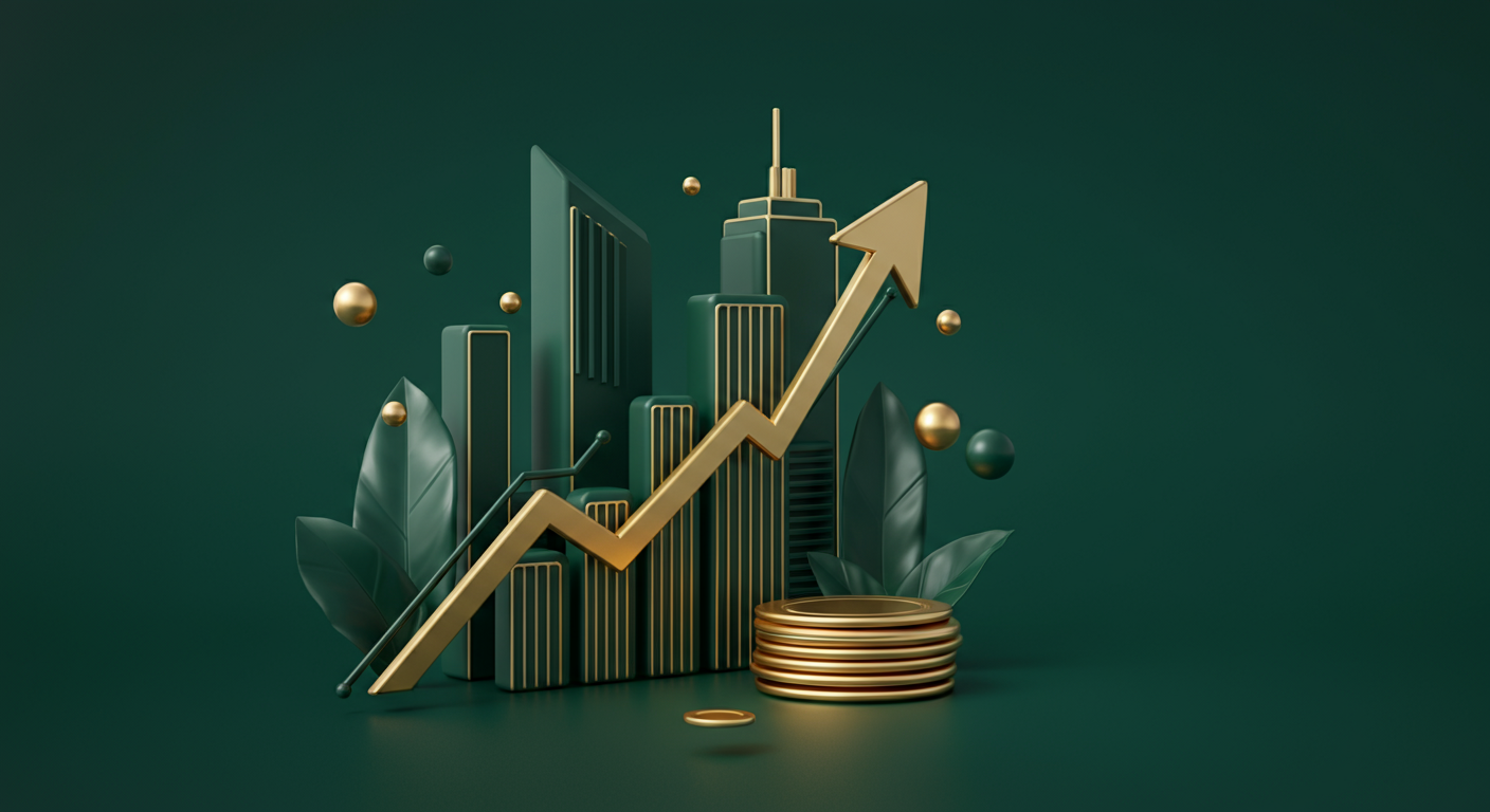 이노션 투자 분석 AI 일러스트