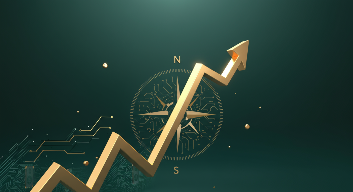 제일기획 투자 분석 AI 일러스트