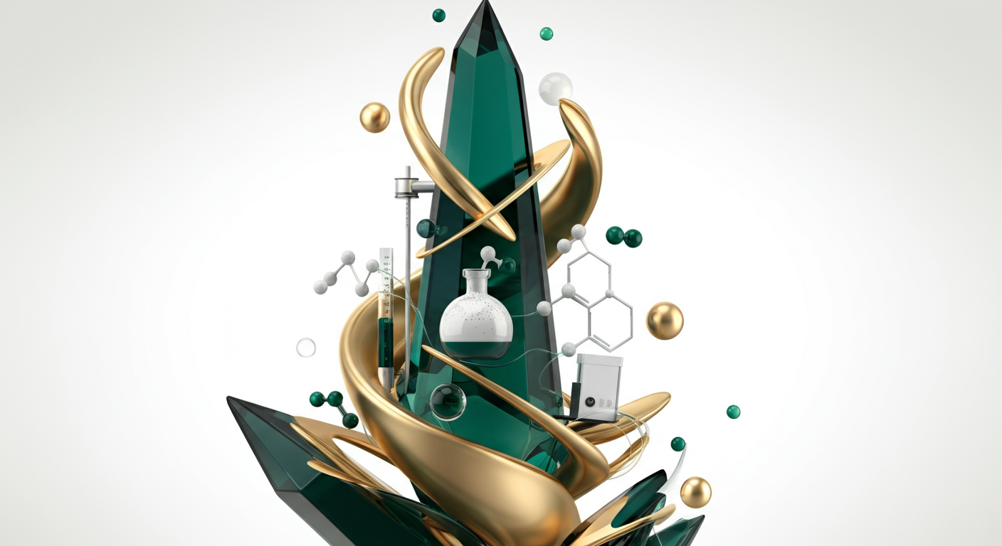 코스메카코리아 투자 분석 AI 일러스트