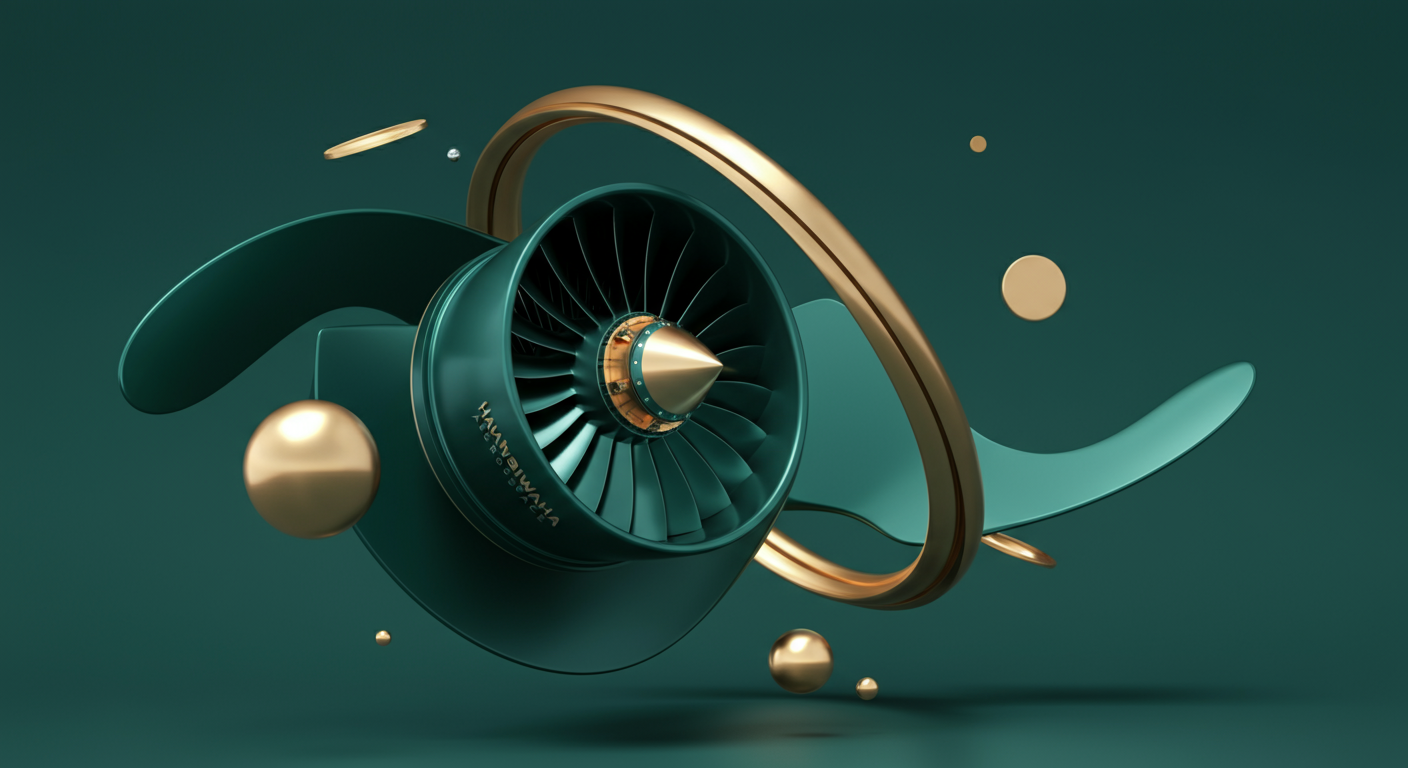 한화에어로스페이스 투자 분석 AI 일러스트