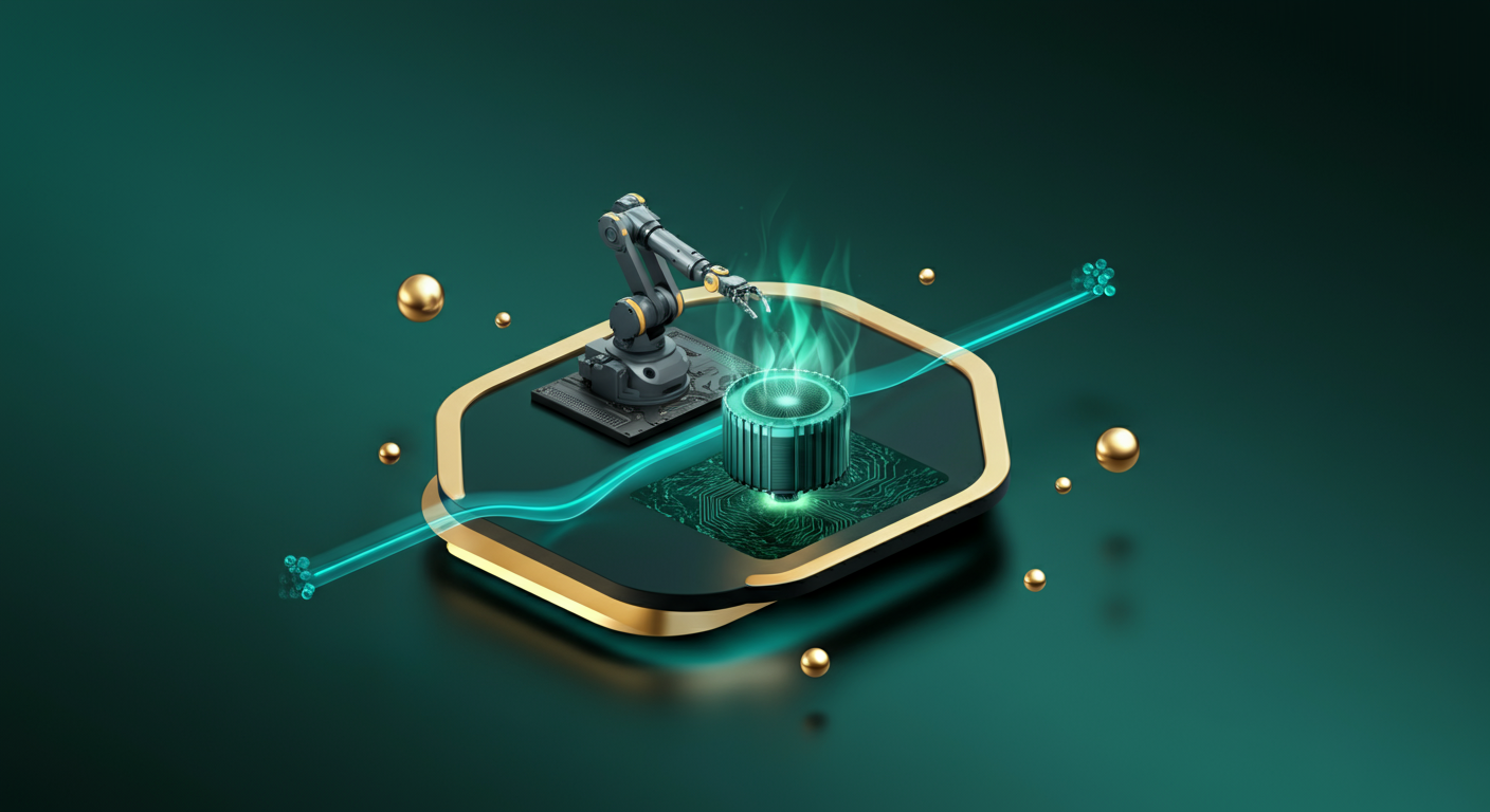 현대위아 투자 분석 AI 일러스트