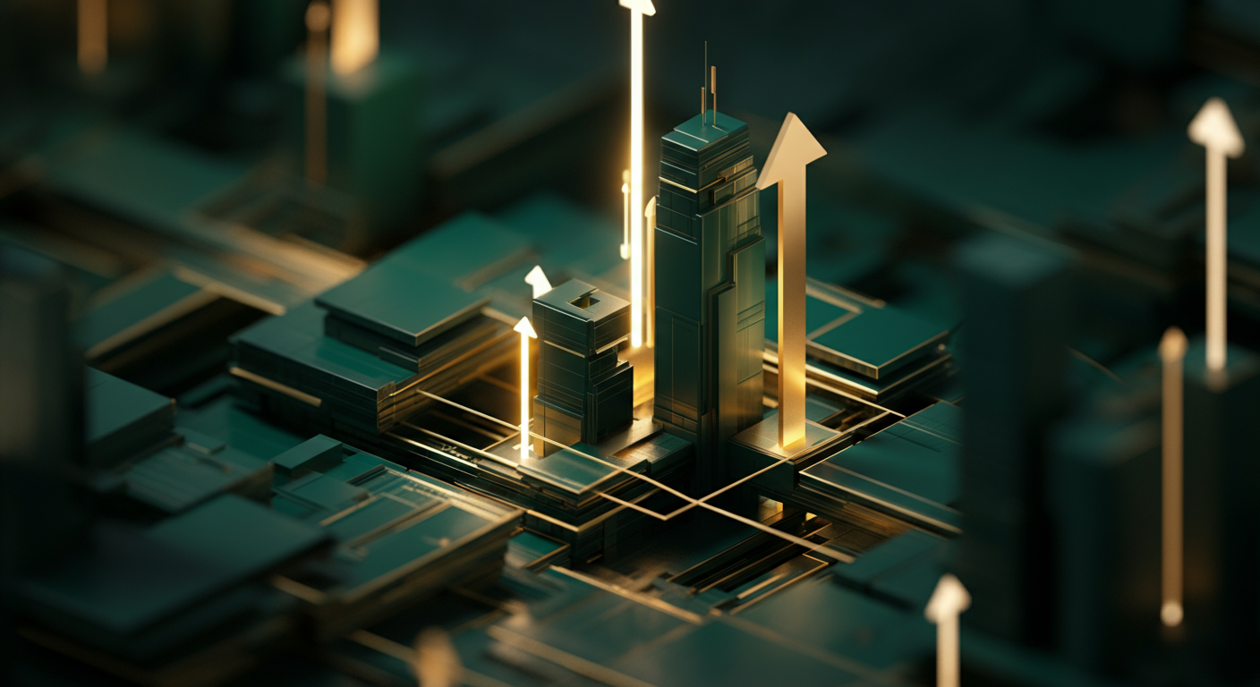 GS건설 투자 분석 AI 일러스트