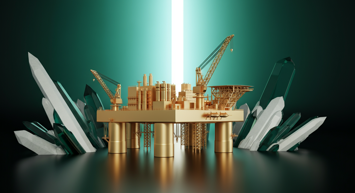 HD현대중공업 투자 분석 AI 일러스트