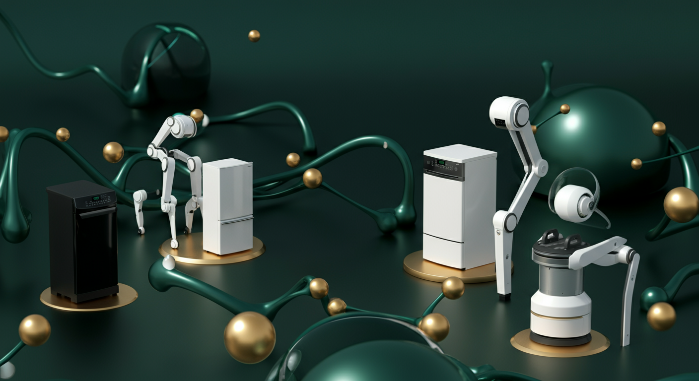 LG전자 투자 분석 AI 일러스트