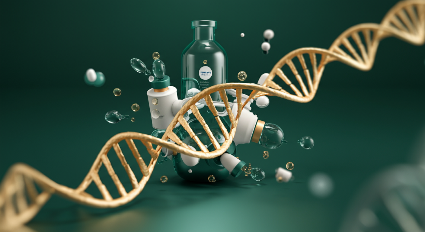 삼성바이오로직스 투자 분석 AI 일러스트