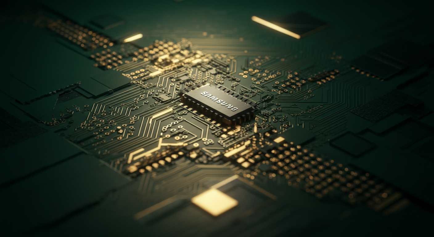 삼성전기 투자 분석 AI 일러스트